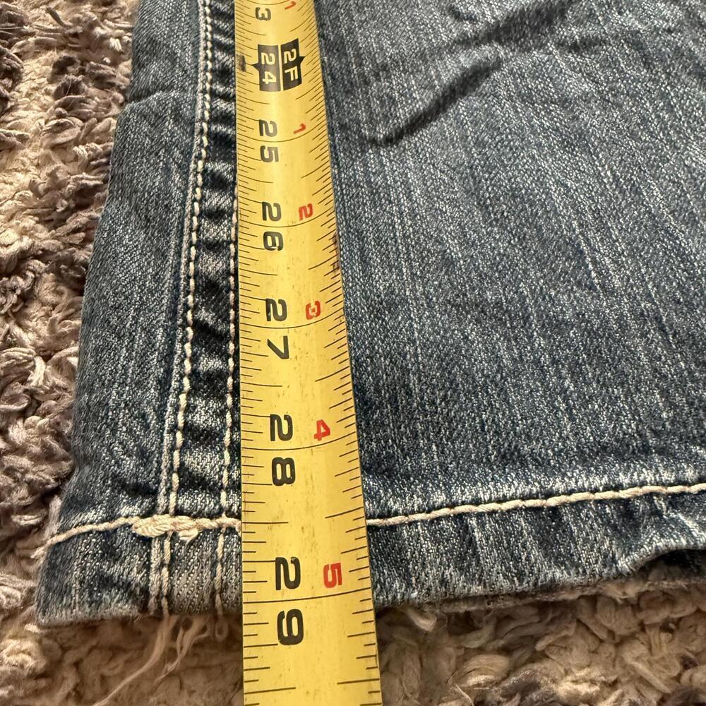 Wrangler Premium Patch Bootcut Jeans Y2K Low Rise Stretch Denim Size: 28 x 30 - Picture 8 of 8